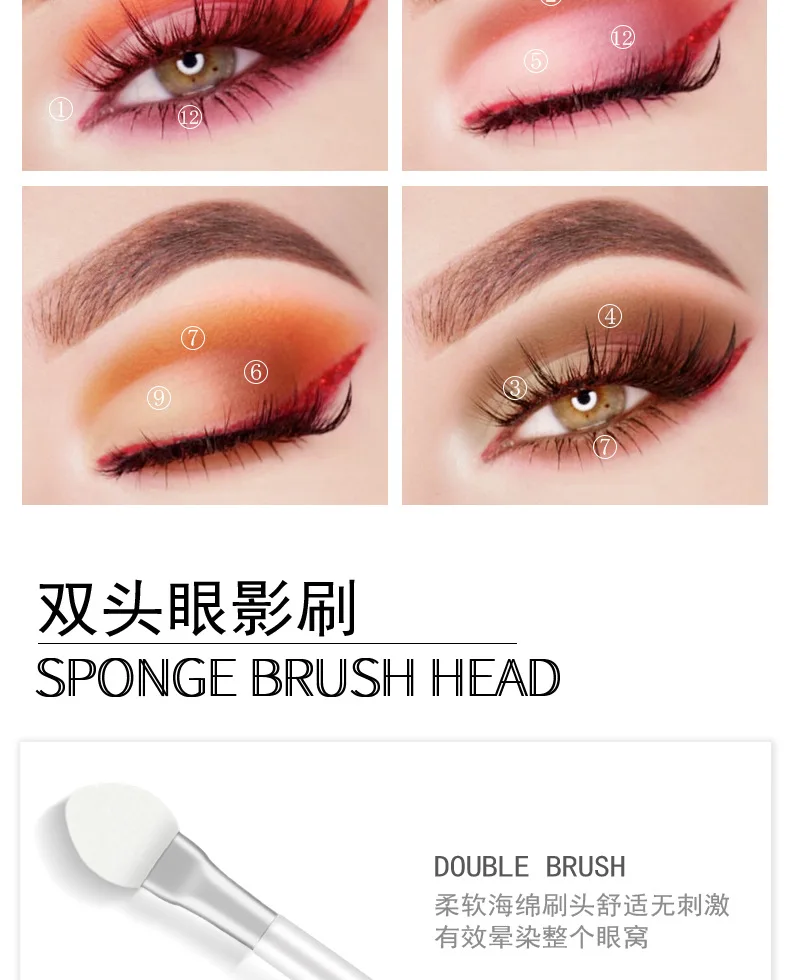 KISS BEAUTY брендовые Новые 12 цветов Тени для век сухие и влажные закат ленивые тени для век матовое стекло с перламутровым эффектом макияж тени для век пластина