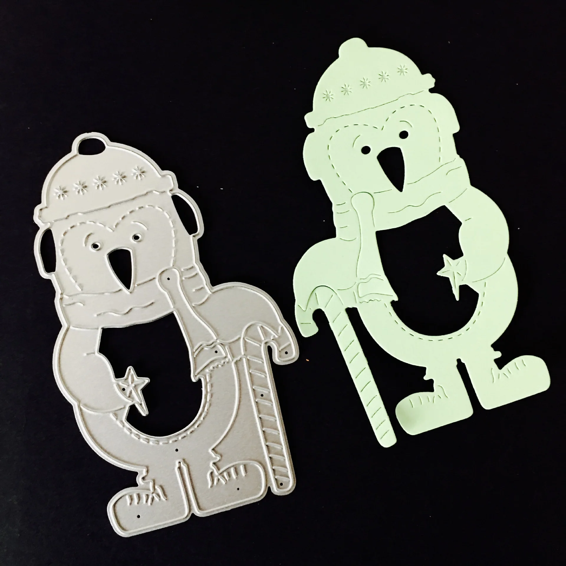 YINISE металлические режущие штампы для трафареты скрапбукинга Снеговик Сделай Сам