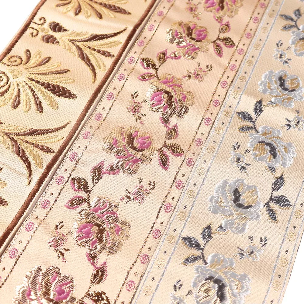 2Y/lot 60mm Folk-custom Ribbon Flower Embroidery Curtain Making Material For Tissue Kids Bedding DIY Bag Materials | Дом и сад