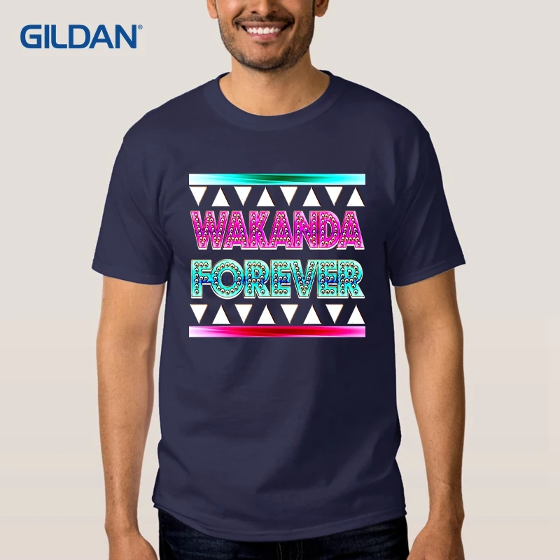 Custom T-Shirt Designer Wakanda Forever Create A Shirt 2018 Mens Best Shirts | Мужская одежда