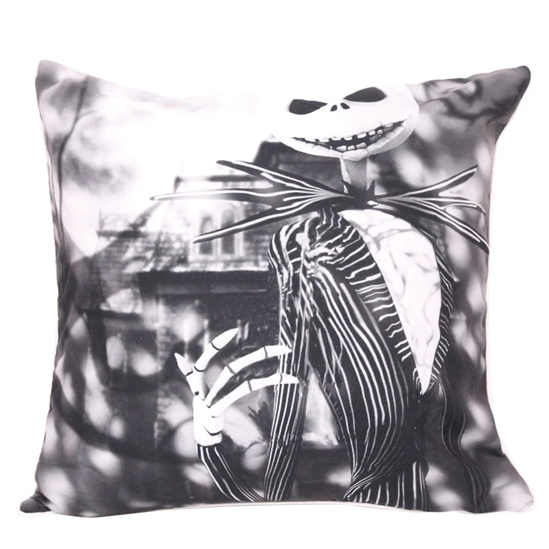 Christmas Nightmare Sofa Living Room Cushion Cover Square Xmas Decorative Linen Pillowcase Home Decor Pillow 45x45cm Pilow | Дом и сад