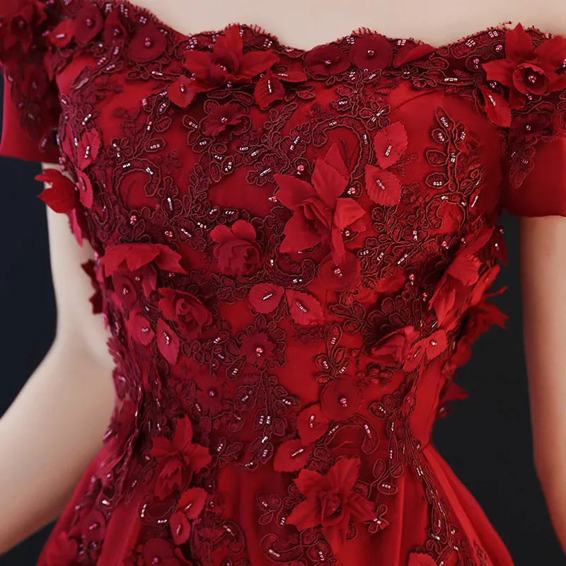 

Sexy Evening Dresses Long Boat Neck Satin Appliques Beading Elegant Evening Gowns Party Gowns Robe De Soiree