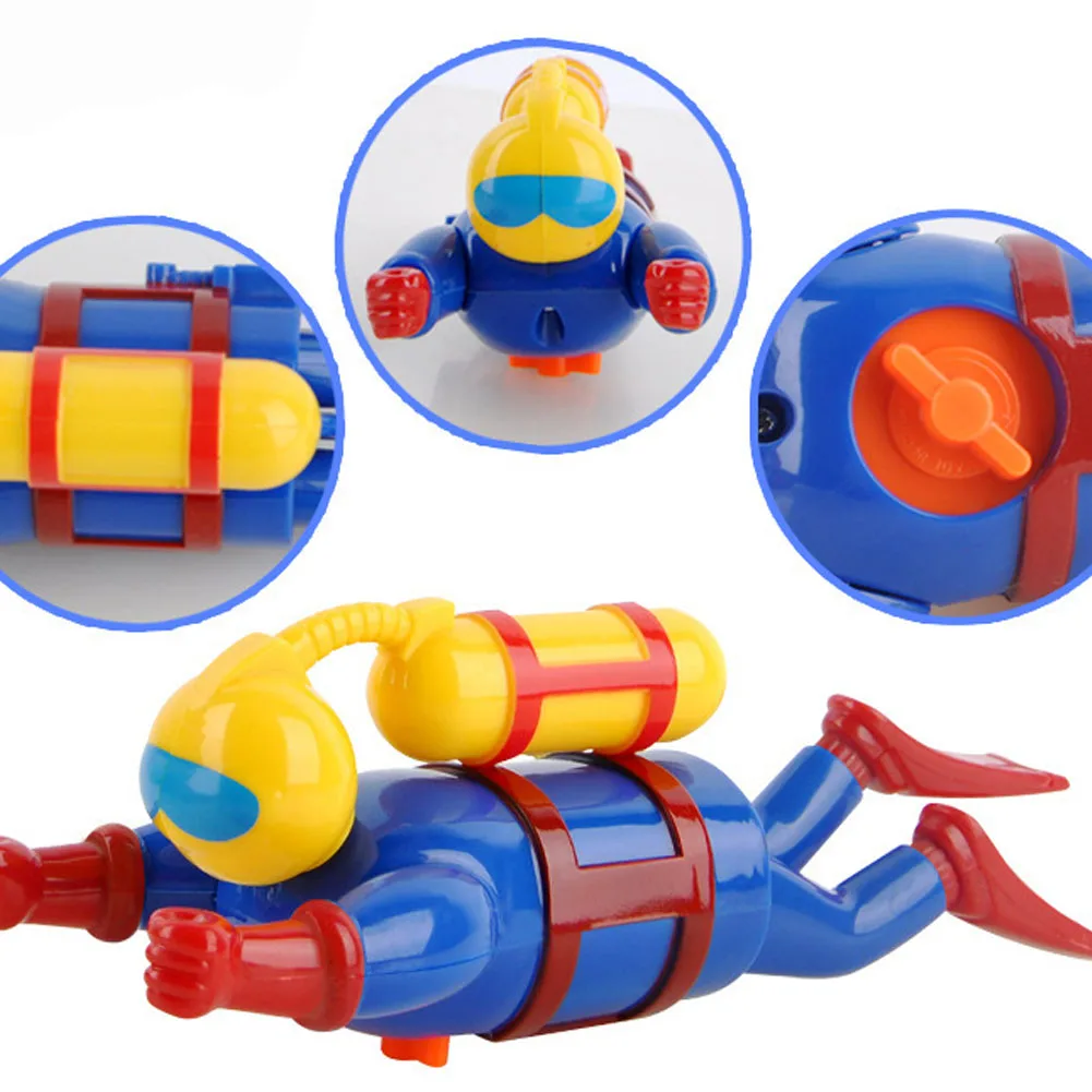 Детский аквалангист заводные игрушки забавные игрушка для купания Wiggle And Float
