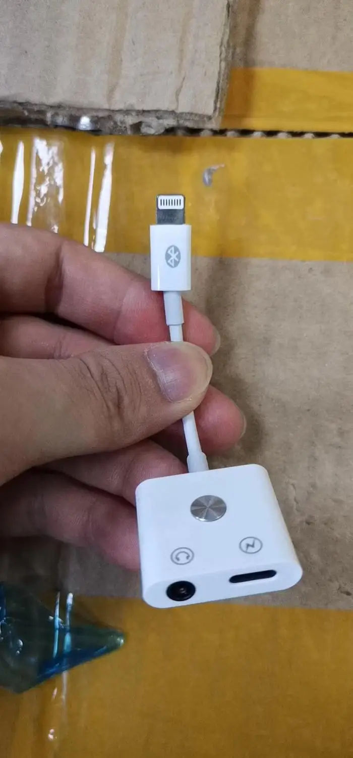 Bluetooth 2 в 1 кабель-адаптер с домашней кнопкой 3 5 мм и портом освещения зарядкой