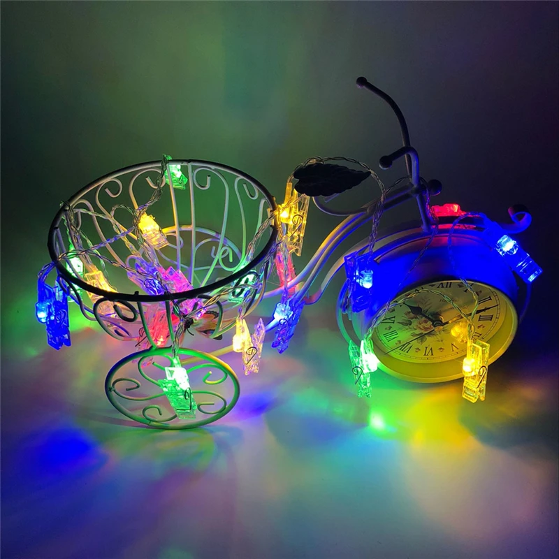 10LED mulit Рождественские украшения для дома, 10 м, 100 шт., светодиодный Медный Серебряный провод, свадебные праздничные вечерние украшения, год, B - Цвет: 10LED mulit