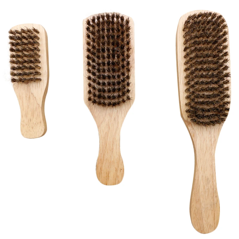 Деревянная ручка Мужская щетка для бороды мужские усы щетки и гребни волос