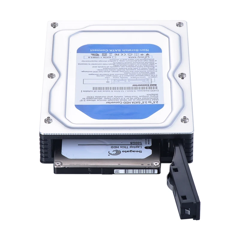 Unеop ST5510 одиночный отсек 2 5 до 3 дюйма SATA SSD Конвертор анклаур для дюймового модуля
