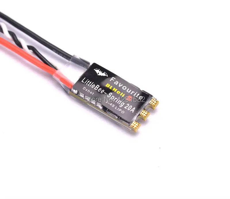 FVT LITTLEBEE BLHeli-s SPRING 20A / 30A ESC 2-6S Supports Mulitshot DSHOT Oneshot42 OneShot125 Multicopter | Игрушки и хобби