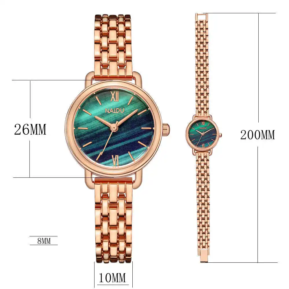 Ladies Bracelet Watch Luxury Top Brand Stainless Steel Women Fashion Marble Design Wristwatch Small Female Clock | Наручные часы