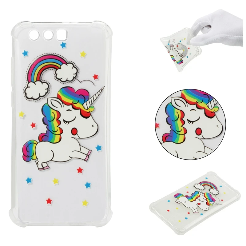Huawei Honor 9 Case Lite Cover Cartoon Owl Shockproof Silicone Phone on for Funda Honor9 Men Women |