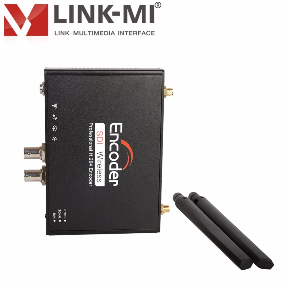 LINK MI ECG1 HD/3G SDI WIFI H.264 видеокодер Ethernet и внешний USB 4G LTE Dongle 2 4G/5 8G Двухдиапазонная Micro SD