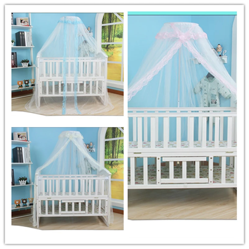 1 * москитная сетка Лидер продаж для детской кроватки занавесок навес 2018 синий
