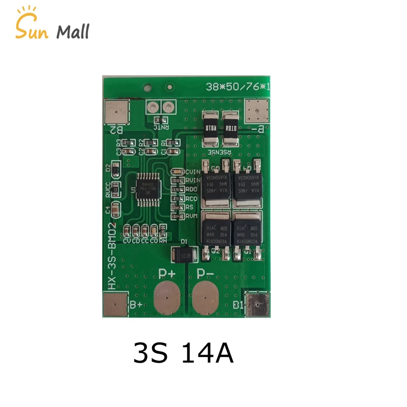 3S 11 1 V/12 6 V 18650 литиевая батарея Защитная плата 12 9 V/10 8 BMS железная фосфатная charing Board