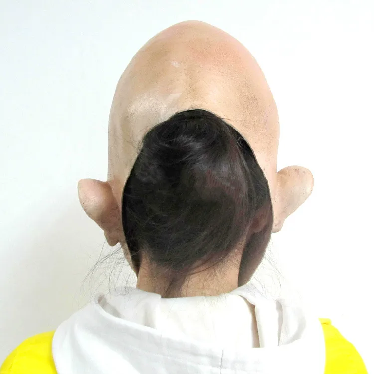 Латексная Маска на голову для косплея новинка страшный гоон ленивый Хэллоуина