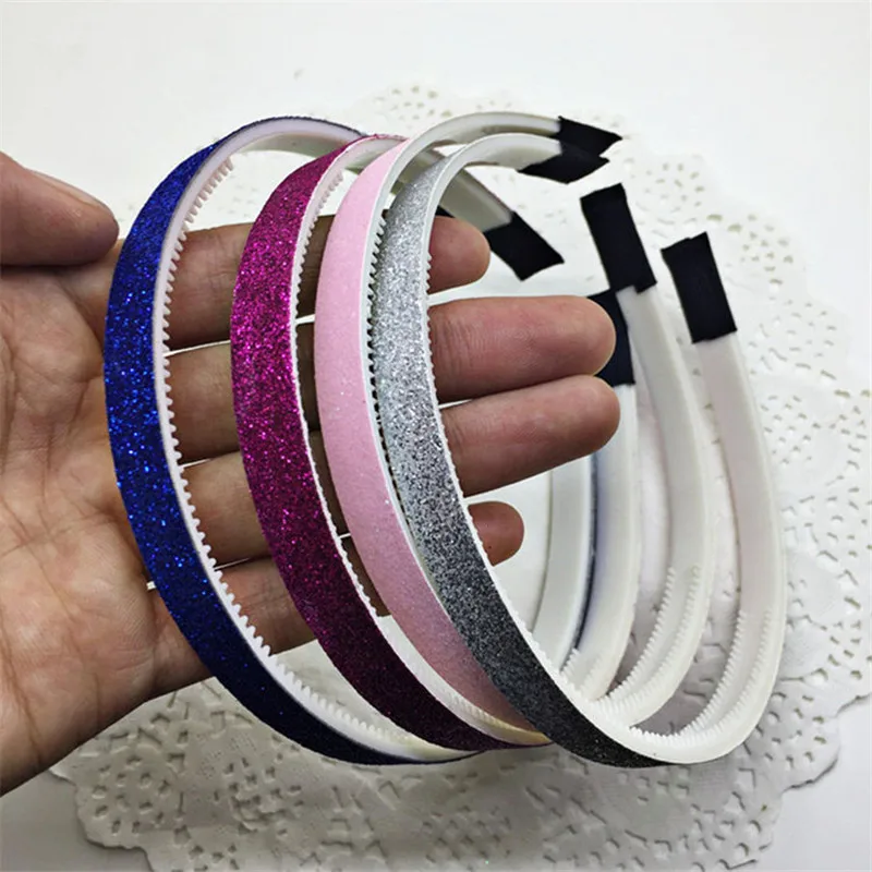 5 шт./лот модные маленькие девочки DIY обручи для волос 1 см повязки для волос блестящие Позолоченные повязки для волос с зубами Детские аксессуары для волос акрил