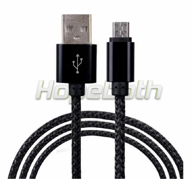 Кабель Micro USB с нейлоновой оплеткой usb кабель для зарядки и синхронизации Samsung Galaxy