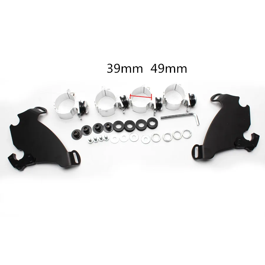 1 шт. мотоциклетные фары обтекатель лобовое стекло триггер крепление для Harley Low