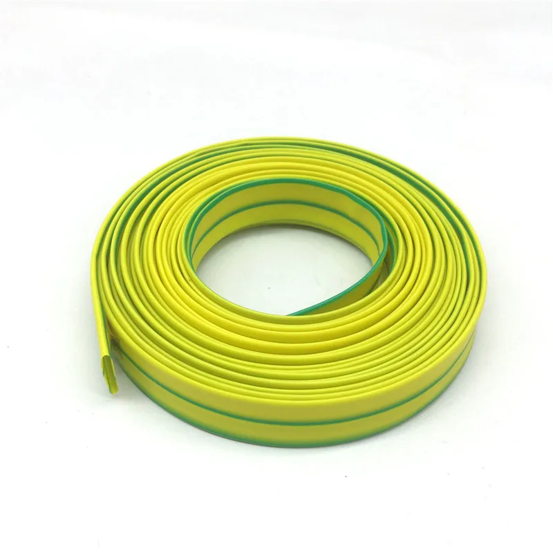 Yellow green 2MM Polyolefin Shrinking Assortment Ratio 2:1 Heat Shrink Tube Wire Cable Insulated Sleeving Tubing - Цвет: Yellow green