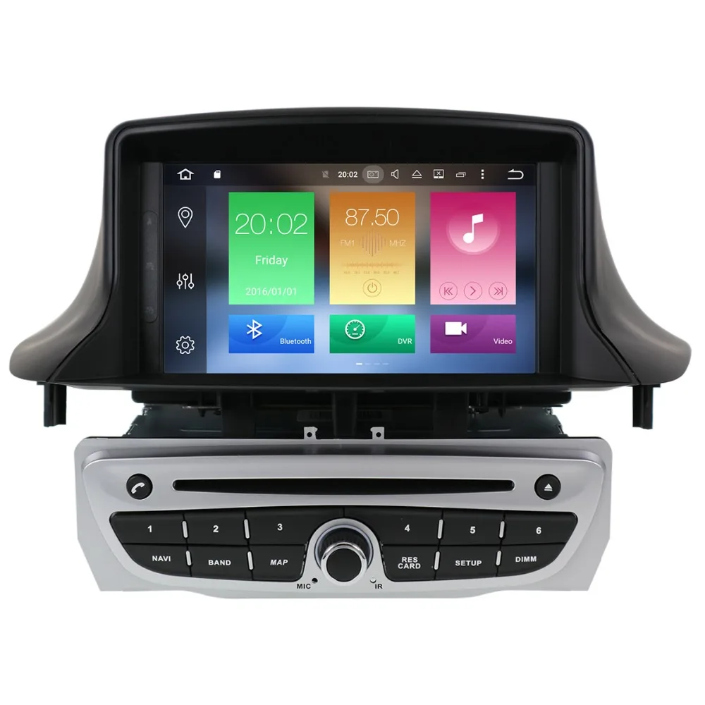 Android 8 1 экран Мультимедиа автомобильный CD DVD плеер GPS навигация для Renault Megane 3 Fluence