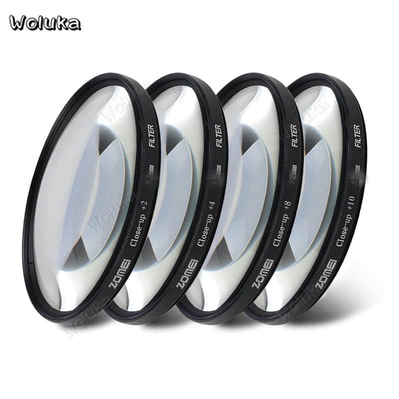 Macro Photography 52MM Close-up Filter Close Up Lens DLSR Camera Magnifier Photo Accessories For C/N/S/F CD50 T10 | Электроника