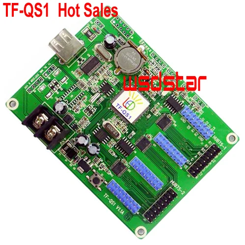 TF TF-QS1 USB светодиодный контроллер экрана 256*32 2 * HUB75B &amp 4 HUB08 полноцветная синхронная
