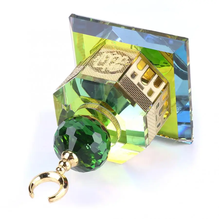 Мусульманская кристаллическая позолоченная Миниатюрная модель мечети Аль Акса