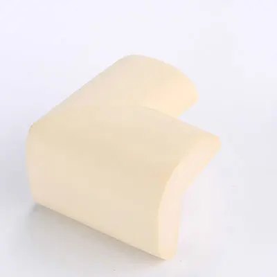 4PCS Beige Новинка! 55*55 мм защитный уголок для детей 4 шт. мягкий стол основная защита для детей углы ребенок безопасный уголок для ребенка угловая защита - Цвет: 4PCS Beige