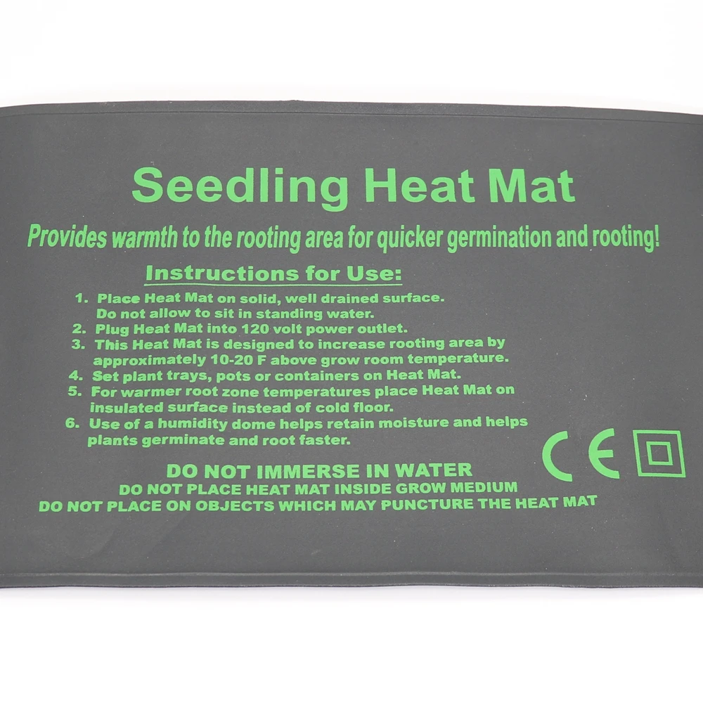 52x24 см теплый коврик для рассады из ПВХ теплая гидропонная грелка проращивания