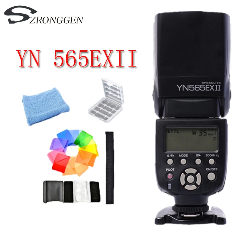 Вспышка Yongnuo Speedlite для студийной камеры CANON 5DII 7D 60D 600D 650D 1000D|speedlite for canon|flash speedlite