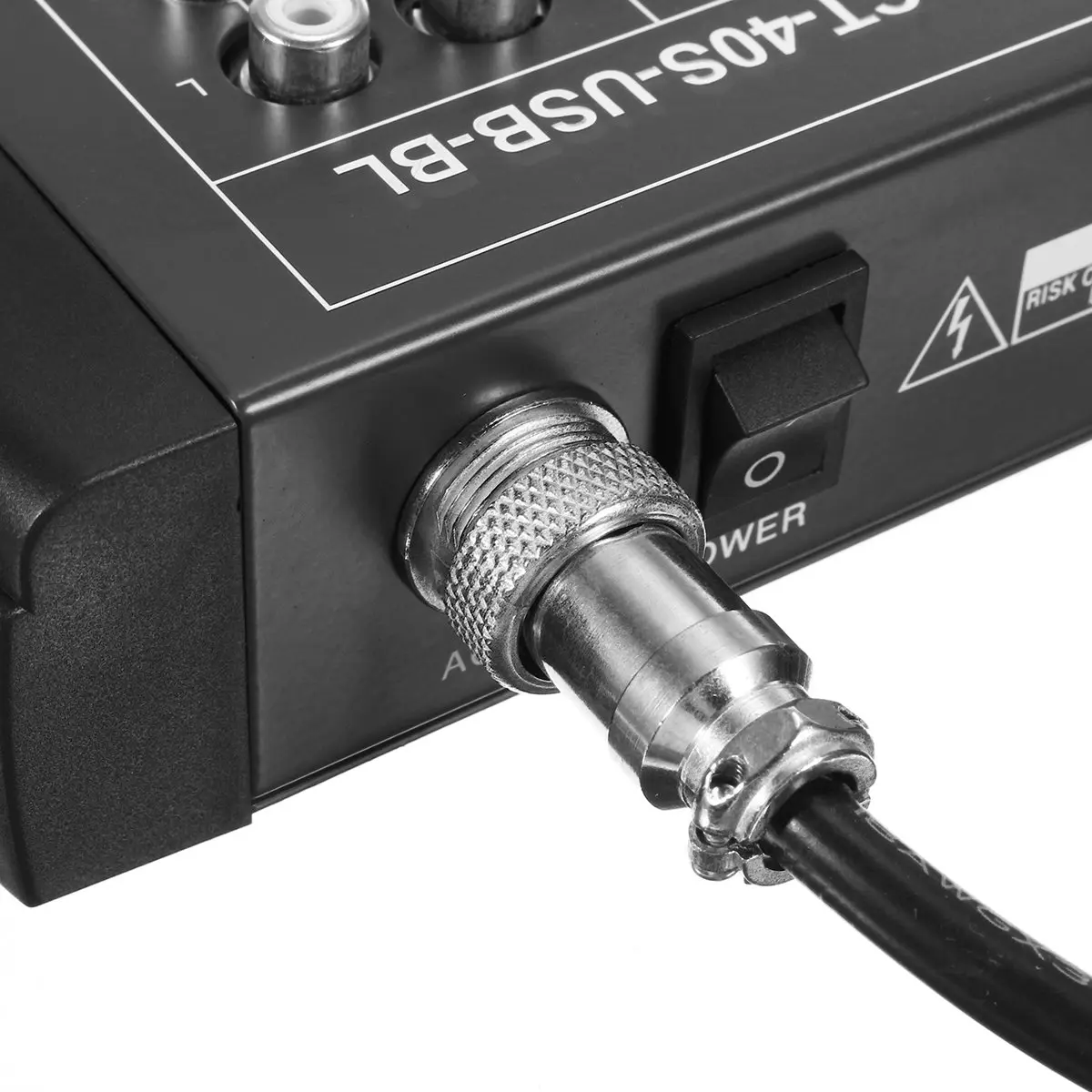 LEORY Professional караоке аудио микшер bluetooth 4 канала Микрофон Звук смешивания усилители