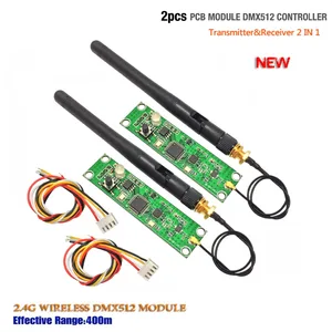 Беспроводной Dmx512 Контроллер один передатчик и один приемник PCB модуль в светодиодный сценическое освещение для обновления сценического освещения