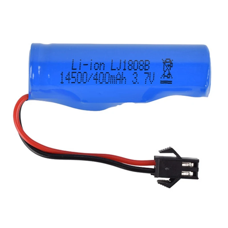 3 7 v 400mAh 14500 литий ионный аккумулятор электрический RC автомобиль обновление