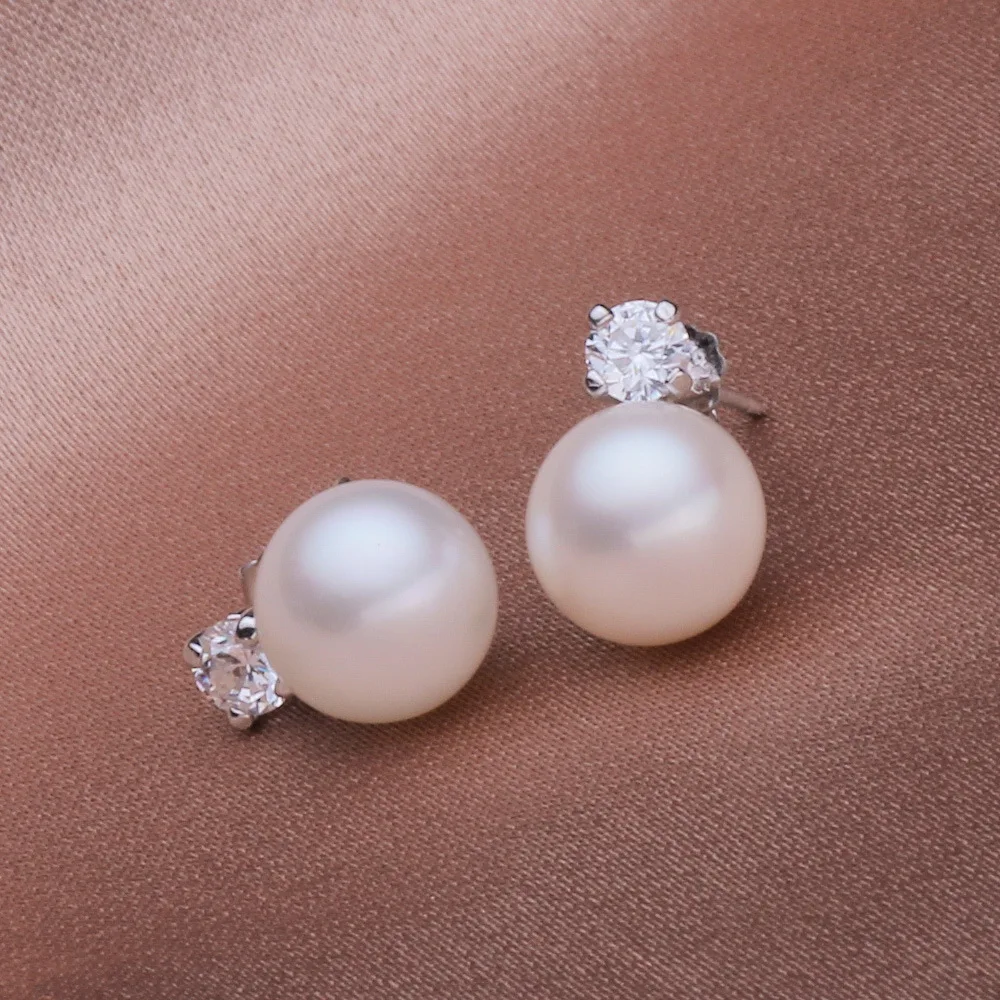 Естественный пресноводный жемчуг Цепочки и ожерелья браслет серьги стержня для