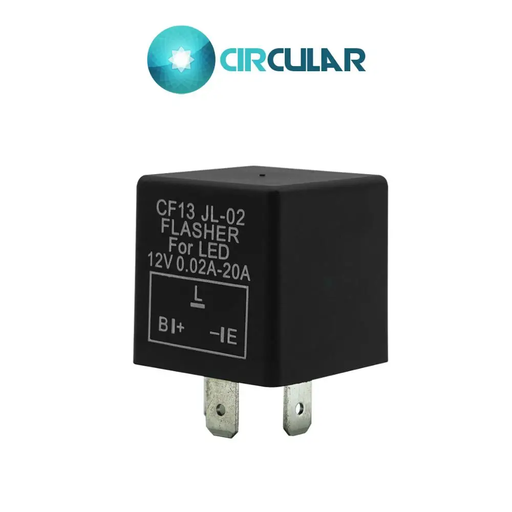 CF13 3 PIN Flasher для LED 12V 0.02A-20A электронный релейный переключатель мотоцикла |