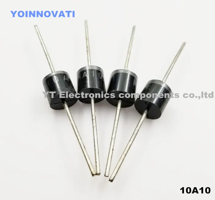 100 шт./лот 10A10 10A 1000V 1KV 10 R 6 Amp осевой с выпрямительным диодом.|rectifier diode|100pcs diodediode 1000v |
