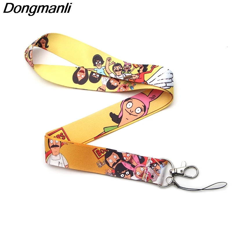 DMLSKY 24pcs/lot women lanyards Creative theme cartoon key chains lanyard Badge ID Cards Holders Keychain phone M1834 | Украшения и