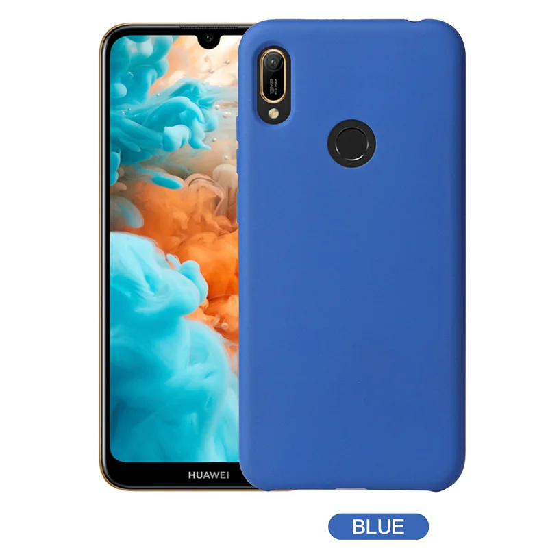 имитация копия официальный оригинальный силиконовый чехол на huawei Y7 2019/Y7 Prime 2019