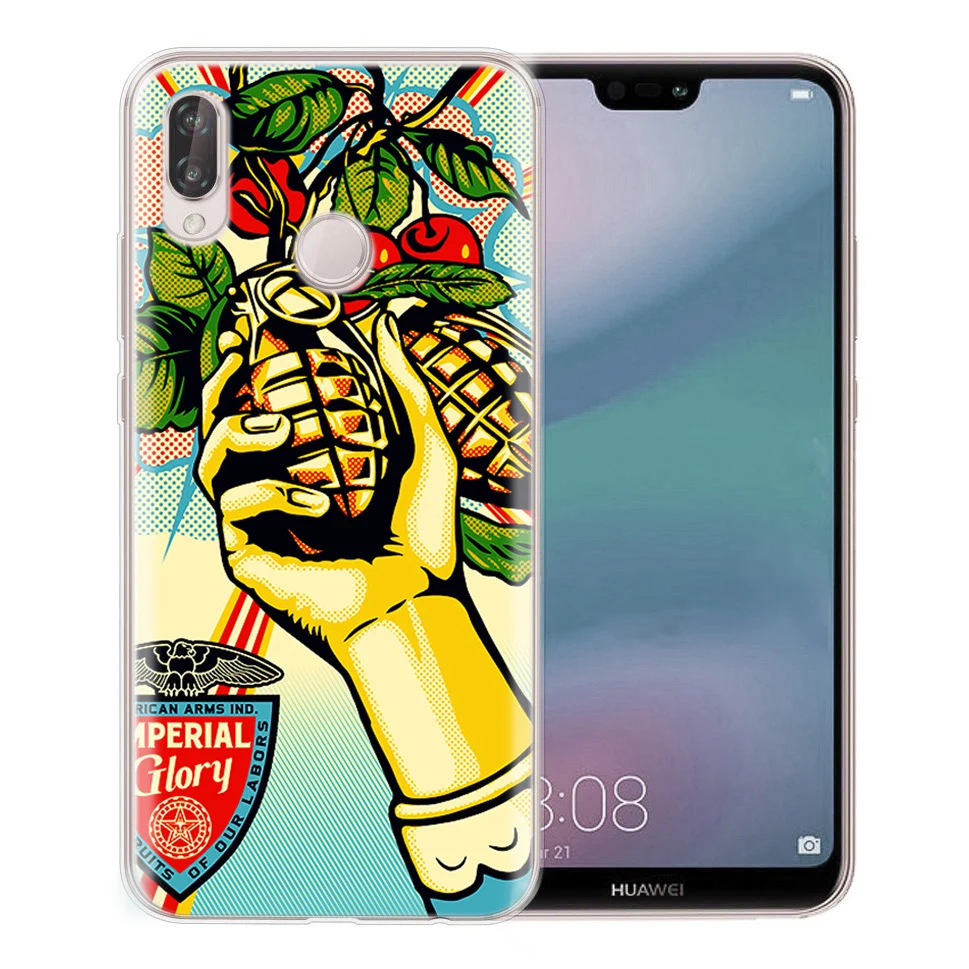 Чехол для Huawei Honor 7A 8A 8X 8C 9 10 Mate 20 P9 P10 lite/P8 Lite Y5 II Nova 3 Мягкая Краска TPU smile face Cover AC076 |