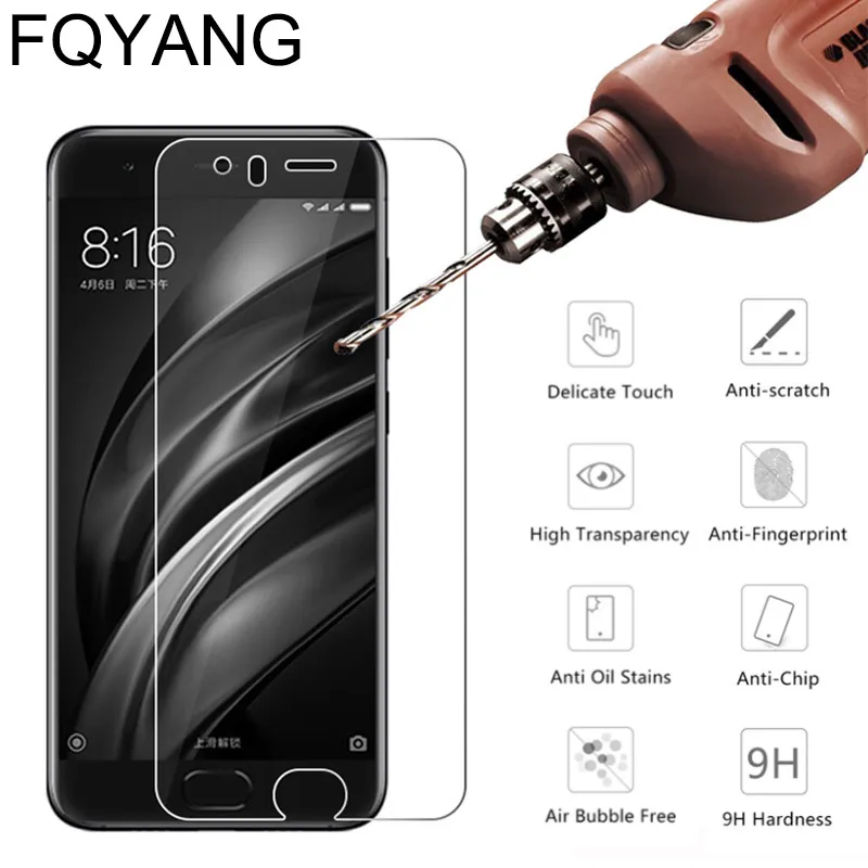 FQYANG 2PS закаленное стекло для XIAOMI MIX 2S 3 A2LITE Pocophone F1 MIX2 MIX2S MIX3 Защитная пленка экрана