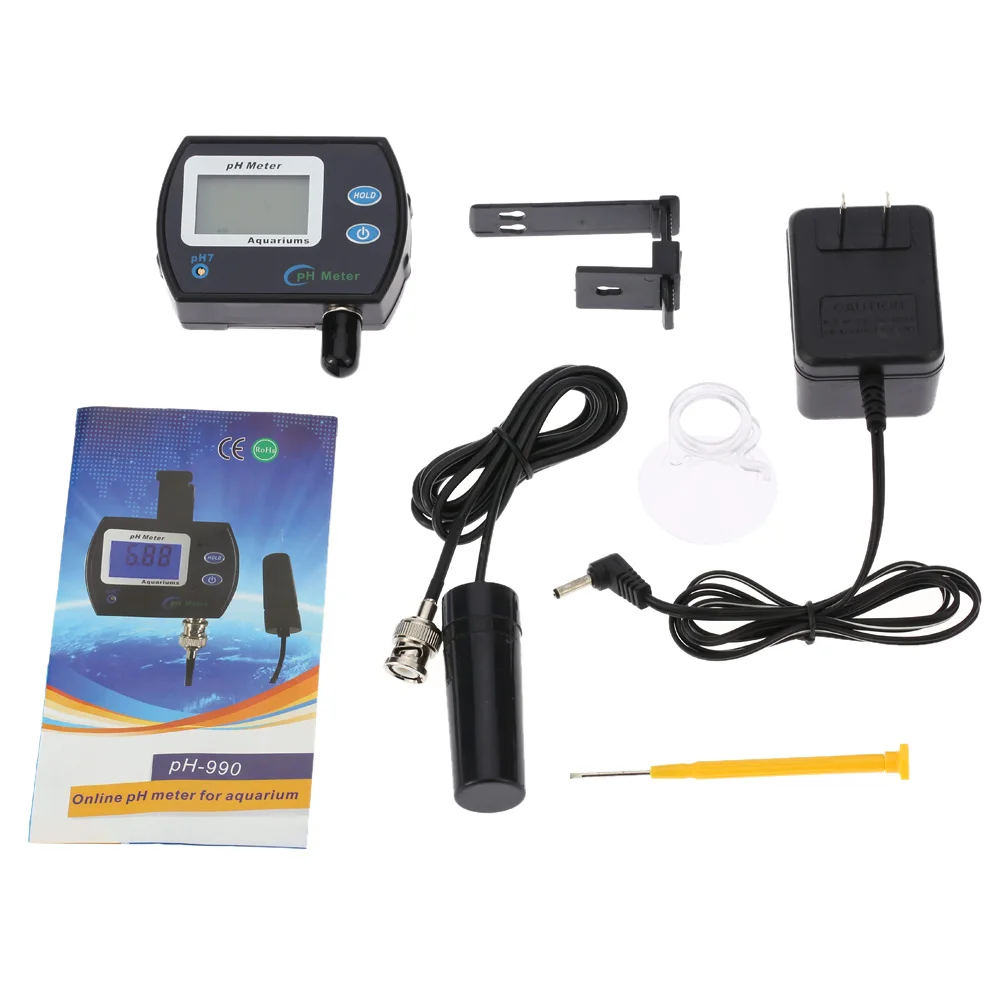 Мини тестер воды aqua rium анализатор соленой для бассейнов|tester cable|tester phaquarium splitter |