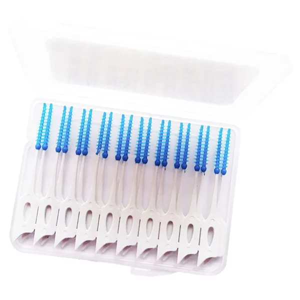 20pcs/Pack Elastic Massage Gums Push-Pull Interdental Brush Oral Hygiene Care Toothpick | Красота и здоровье