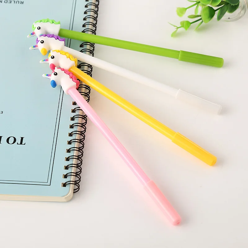 Креативные ручки в виде единорога гелевая ручка милая кавайная авторучка Escolar