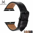 Ремешок из натуральной кожи для Apple Watch, браслет 44 мм 40 мм 45 мм 41 мм Series 7 6 SE 5 4 3Men iWatch 7 45 мм 41 мм