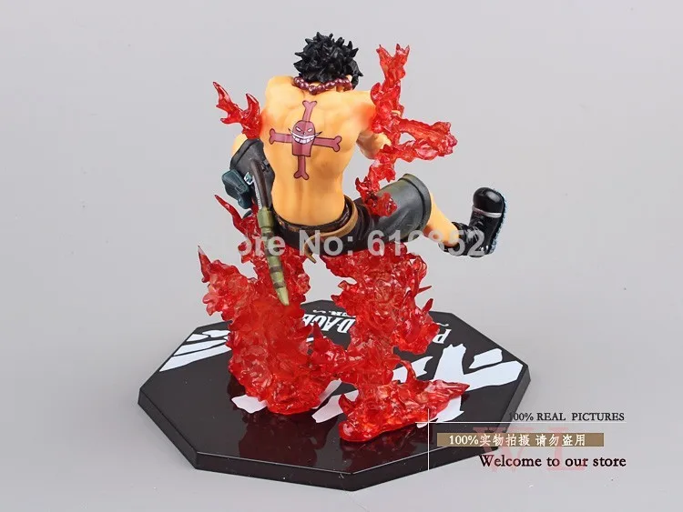 36pcs/lot EMS Anime One Piece Fire Fist Ace - Portgas D Cross Battle Ver. Zero PVC Action Figure Model Toy OPFG271 | Игрушки и хобби