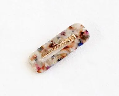 Новые женские трендовые акриловые заколки корейские леопардовые заколки для волос печатные заколки для волос аксессуары ozdoby do wlosow - Окраска металла: 5