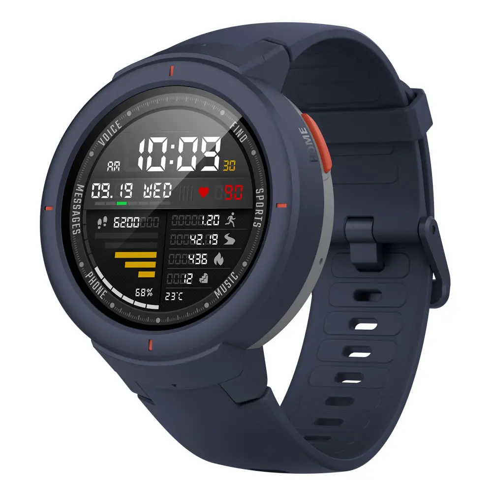 Глобальная версия Huami Amazfit Verge смарт-телефон часы с сделать/ответить на звонок IP68 AMOLED сенсорный экран Bluetooth/WiFi для мужчин/женщин