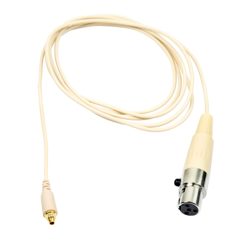 Микрофон гарнитуры адаптер Microdot съемный микрофонный кабель TRS 3 5 мм Jack для Sennheiser