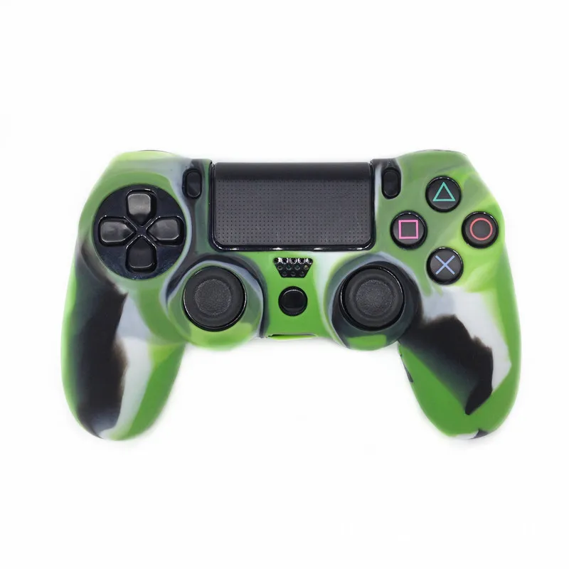 Новый Камуфляжный силиконовый защитный чехол Обложка для геймпада Sony ps4 Dualshock 4