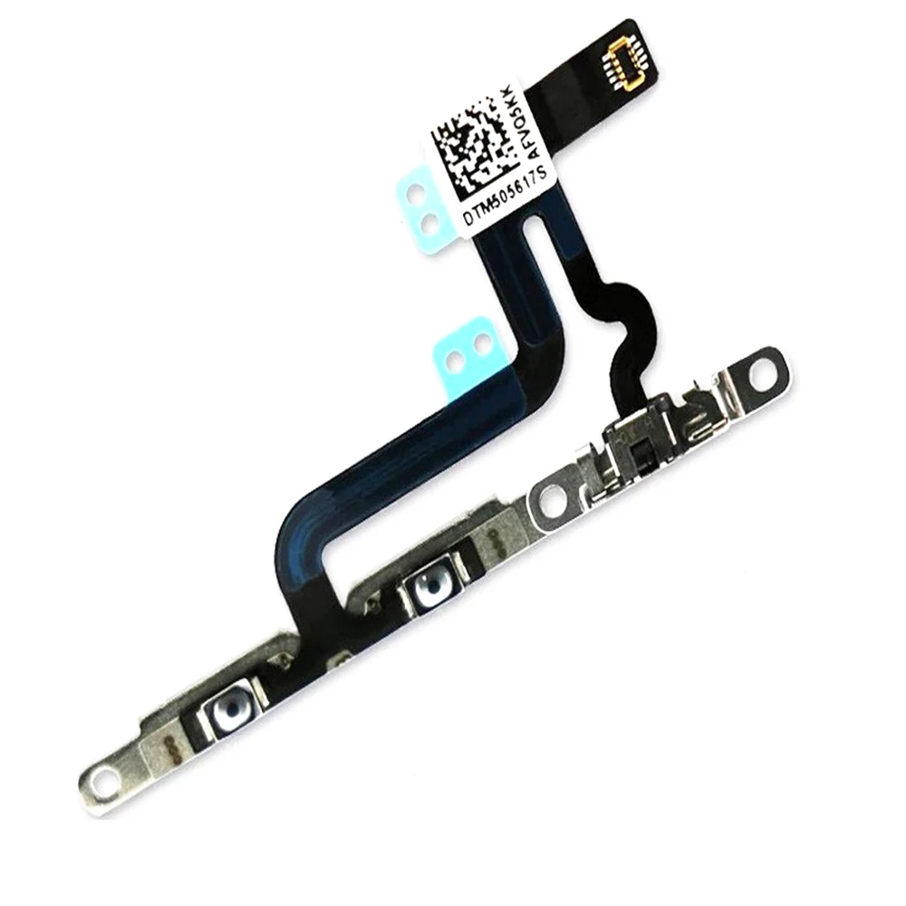 1pcs Volume Button Flex Cable for iPhone 6S Plus 5.5'' Side Mute Silent Switch with Metal Bracket Replacement Parts | Мобильные