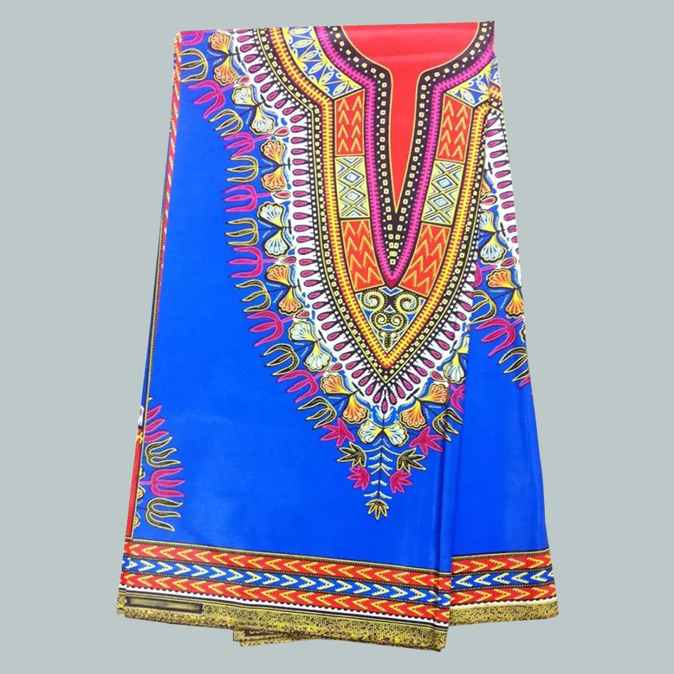 Традиционные Африканские Печати Dashiki Ткань Экзотические Темно Анджелина